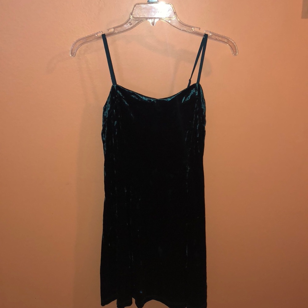 Velvet Emerald Green Dress